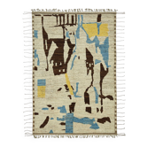 Hand-Knotted Tribal Unique 206 cm x 303 cm Multicolor Wool Carpet