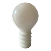 Lampe vintage  années 70 « bubble » verre blanc