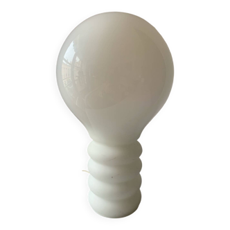 Vintage 70s “bubble” lamp, white glass