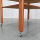 1960s Danish Teak Sewing Cart or Side Table