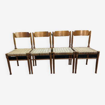4 rope chairs