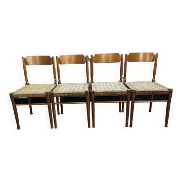 4 rope chairs