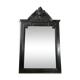 Black antique trumeau mirror 105x68
