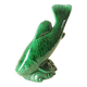 Vintage Green Decorative Fish Sculpture Art Deco Saint Clément Ceramic