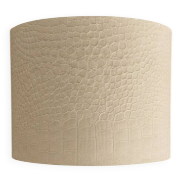 Applique en céramique empreinte croco émaillée mat - fabrication française