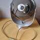 Smoked glass and chrome metal spot lamp from the 70s.