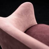 Vintage Mid-Century Space Age Velour Lounge Set from Paged, 1972, Set of 3