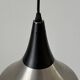 Crystal glass ceiling light with a metal frame, 1960s, Germany
