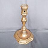 Bougeoir  bronze doré à binet percé XVII siècle