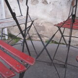 Folding garden furniture