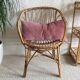 Fauteuil rotin vintage