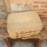 Wicker suitcase