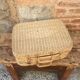 Wicker suitcase