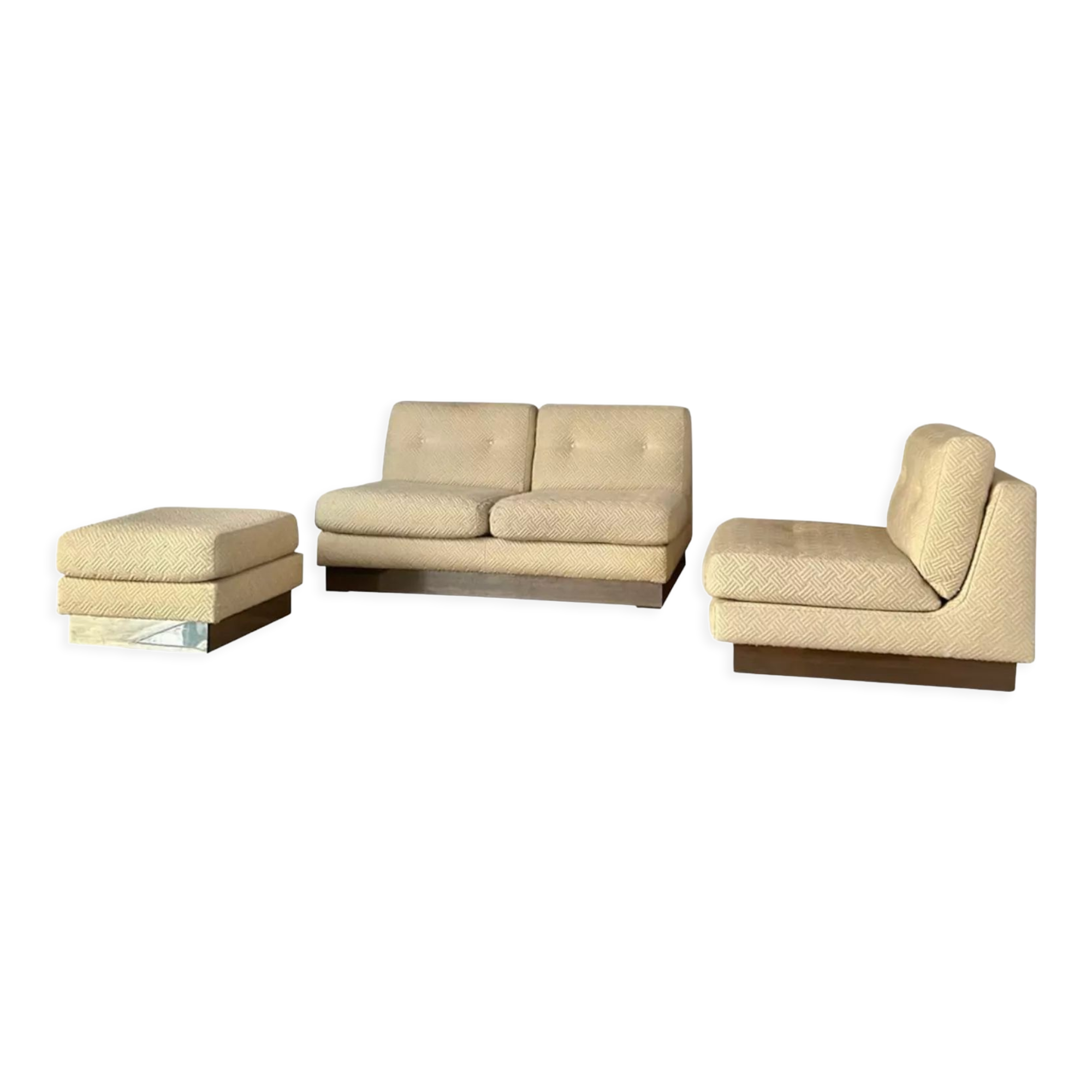 Salon "California" Jacques Charpentier, edition "Flat", France 1970