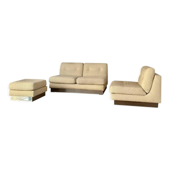 Salon "California" Jacques Charpentier, edition "Flat", France 1970