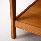 Scandinavian coffee table with double top