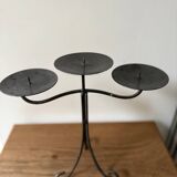 Vintage wrought iron candlestick