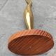 Cormoran vintage en laiton sur socle