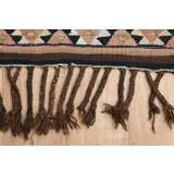 1970s Vintage Turkish Oushak Handmade Wool Cotton Brown Runner Rug 83x290