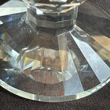 Candle holders - glass or cut crystal