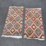Pair of Moroccan Beni Ouarain rugs 150/80cm
