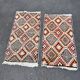 Pair of Moroccan Beni Ouarain rugs 150/80cm