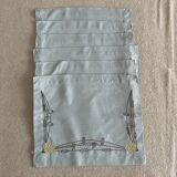 Table set "lobsters & shells" 1 table runner, 6 small sets and 6 napkins