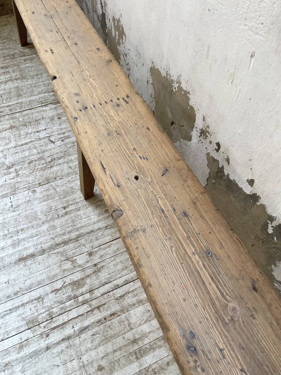 XL pine and oak bench 280 cm