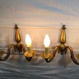 Paire d’appliques Bronze 2 lumières
