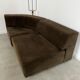 Old vintage modular sofa 6 elements of the 70s velvet / design