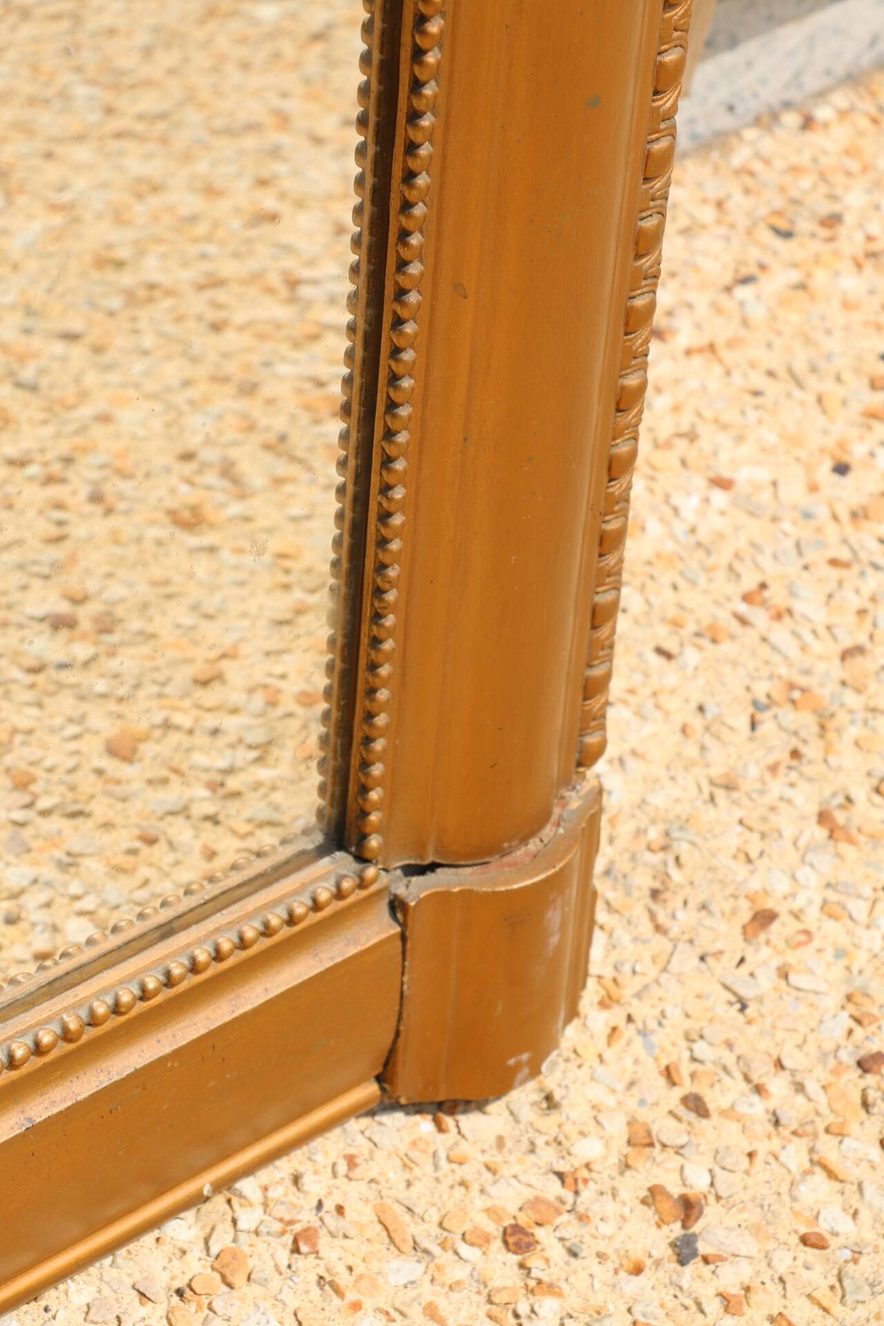 XXL antique gold mirror 1430mm