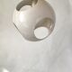 White metal hanging lamp