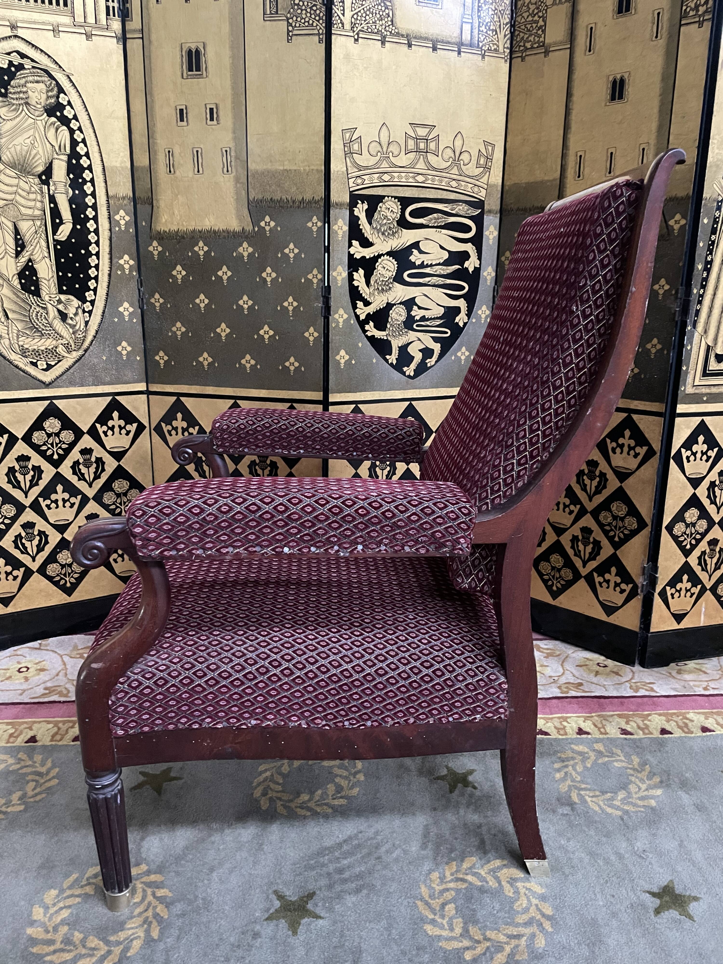 Fauteuil voltaire estampillé J. Ranselme