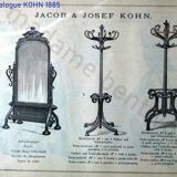 J&J KOHN N°2 Viennese bistro parrot with pedestal, late 19th century