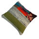 Vintage turkish kilim cushion cover, 40 x 40 cm