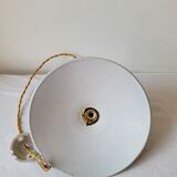 Workshop suspension in enamelled sheet metal