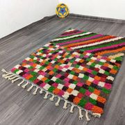 Tapis marocain multicolore fait main 200cmx300cm
