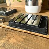 Set of 12 metal knife holders