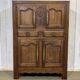 19th century Breton 4-door chestnut sideboard