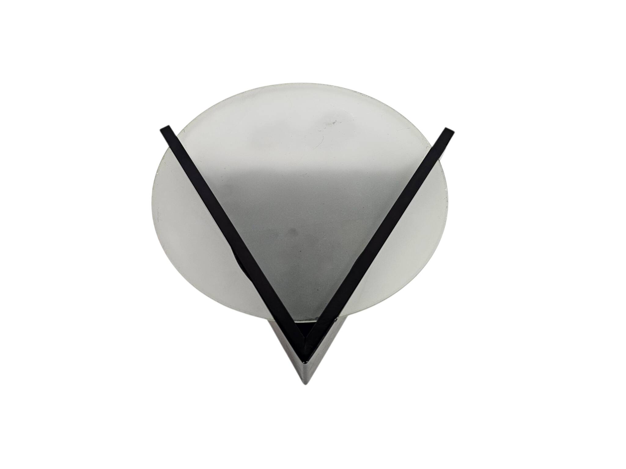 Lacri design - Space Age - wall lamp - glass - metal - post modern - 80's