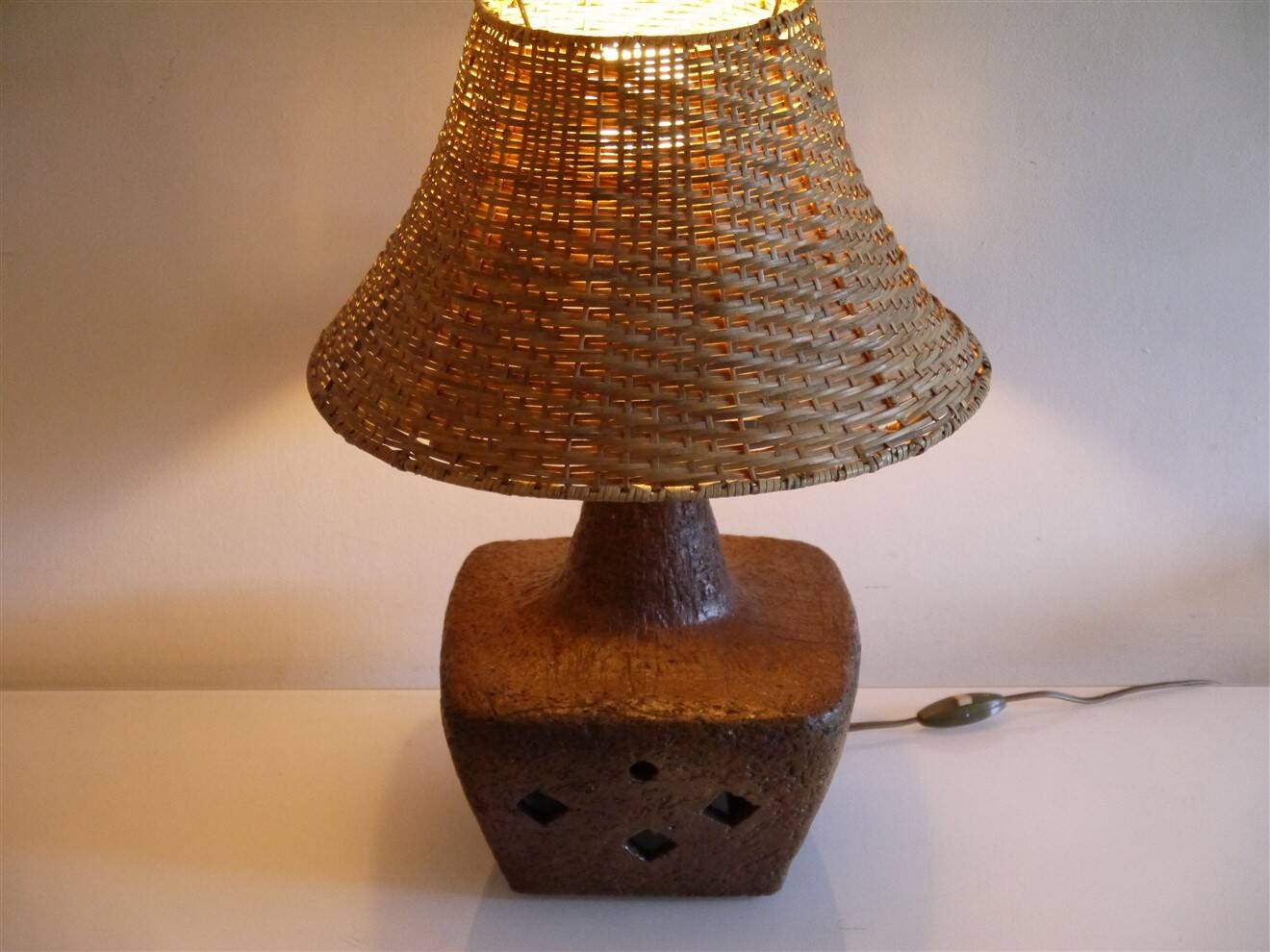 Pyrite ceramic lamp 1960