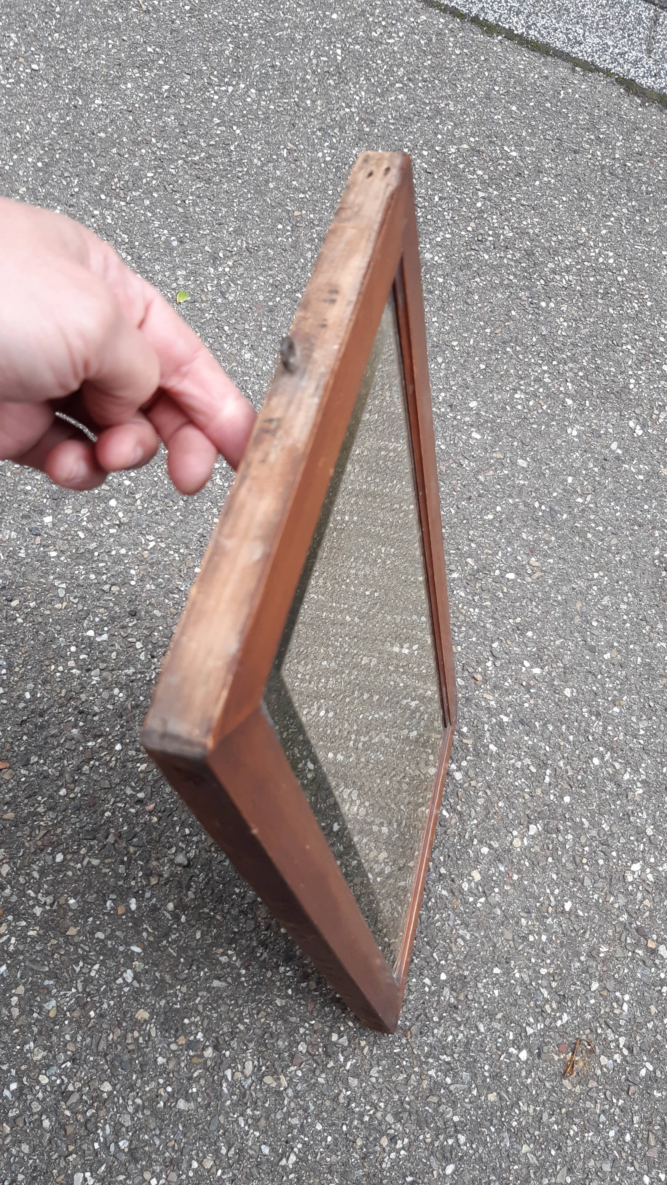 Miroir verre biseauté 1930