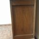 Antique two-body buffet in carved wood - marble top - very good condition
