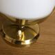 Solid brass tuning fork lamp from the 50s/60s