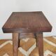Vintage solid oak stool