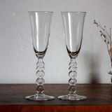 2 glass champagne flutes 2000