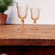 Lot de 8 verres vintage Rosaline