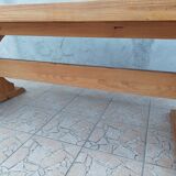Solid pine farmhouse table
