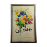 Advertising frame Cheramy flowers