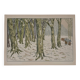 Lithograph by Henri Rivière Aspects of Nature - Winter Woods